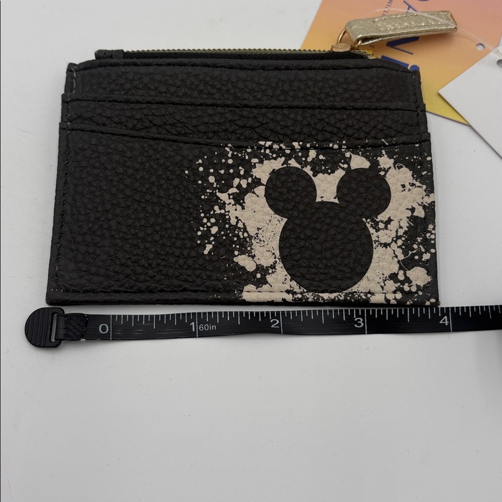 Danielle Nicole x Disney Black and Cream Mickey Mouse Wallet/ Card Holder - Picture 2 of 6